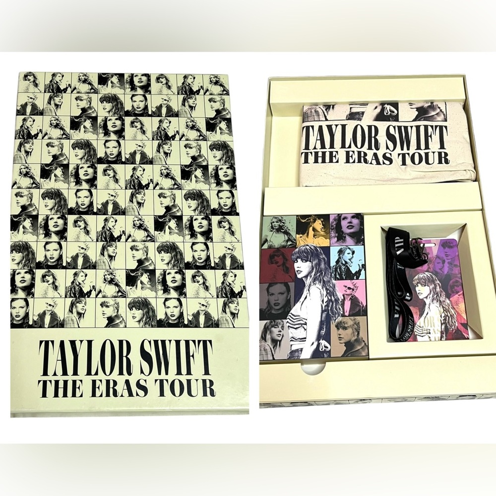 Taylor Swift The‎ Eras Tour VIP Box Set Merch Poster Lanyard Collector Swiftie